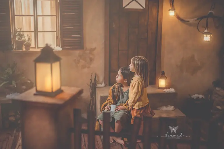 Fotos de navidad para niños. Sesiones navideñas infantiles en Barcelona