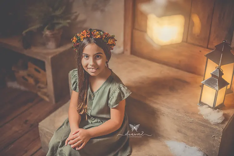 Navidad fotos para niños en Barcelona. Sesiones navideñas en estudio.