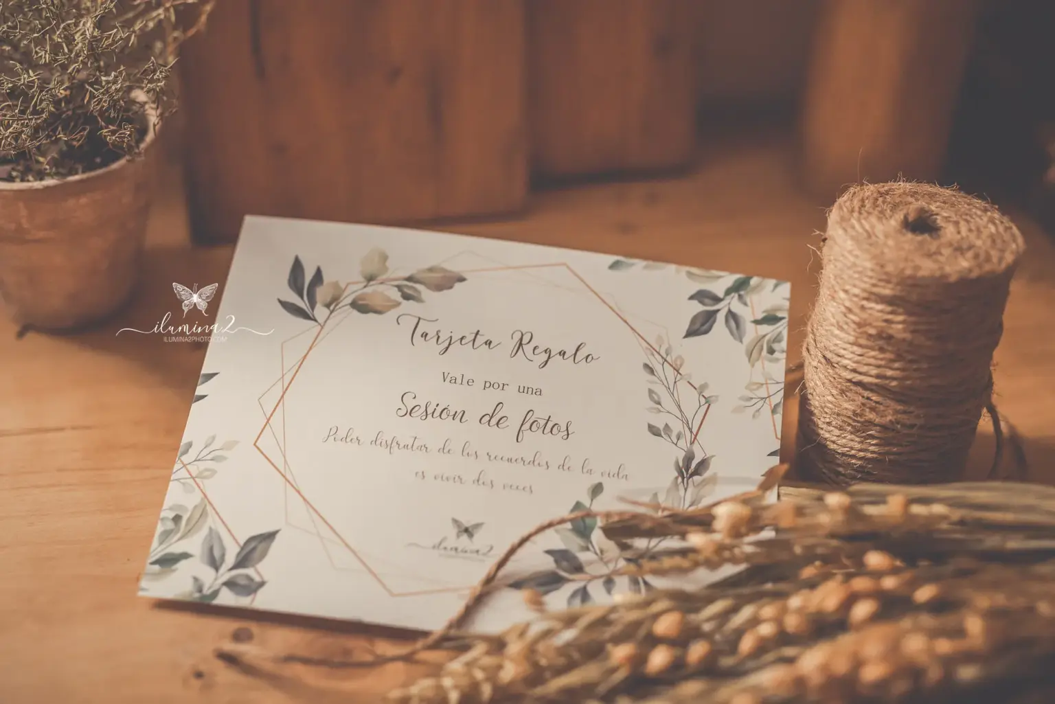 Regalar sesión de fotos en Barcelona. Tarjetas regalo de fotografía.