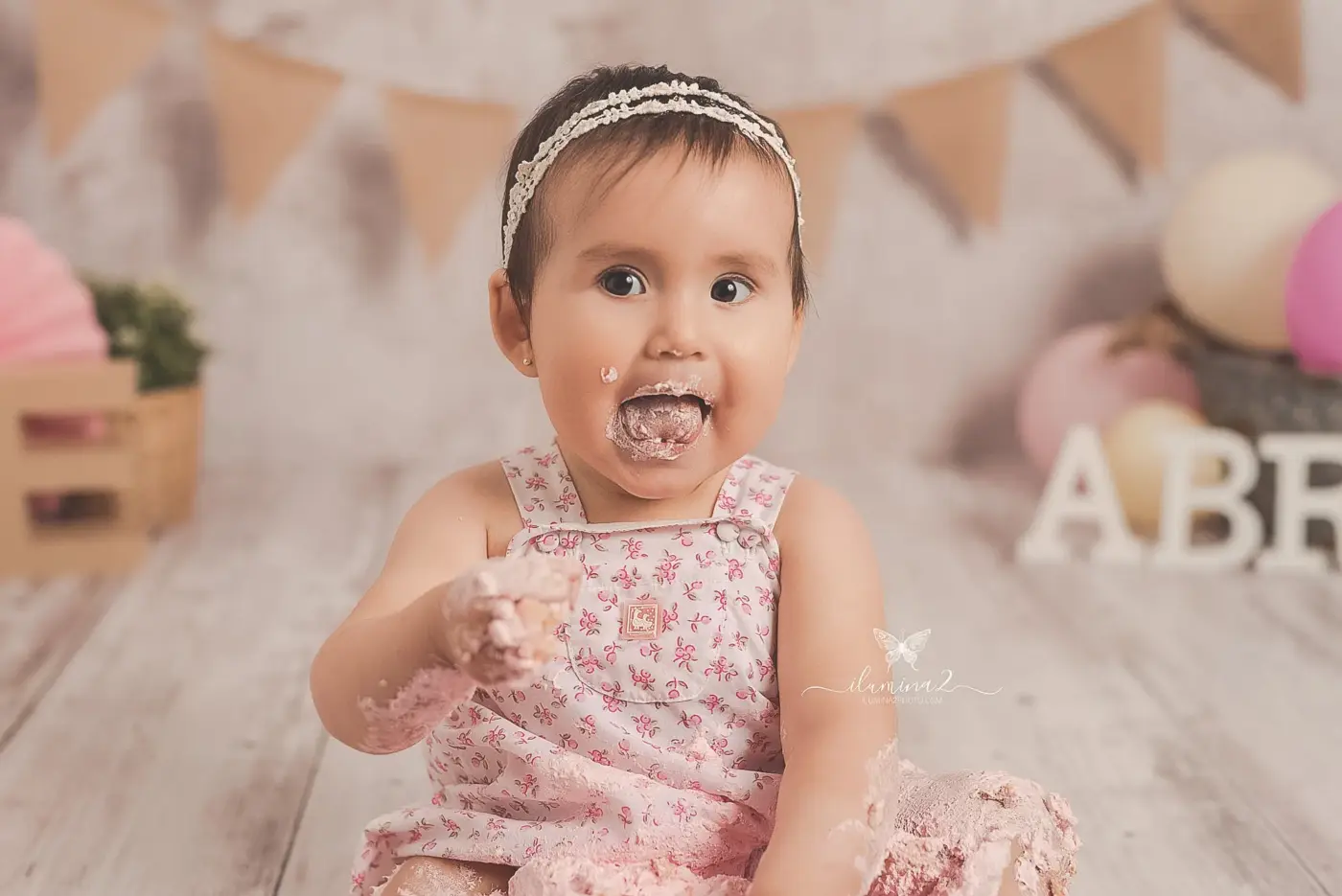 Sesión de fotos Smash Cake Barcelona