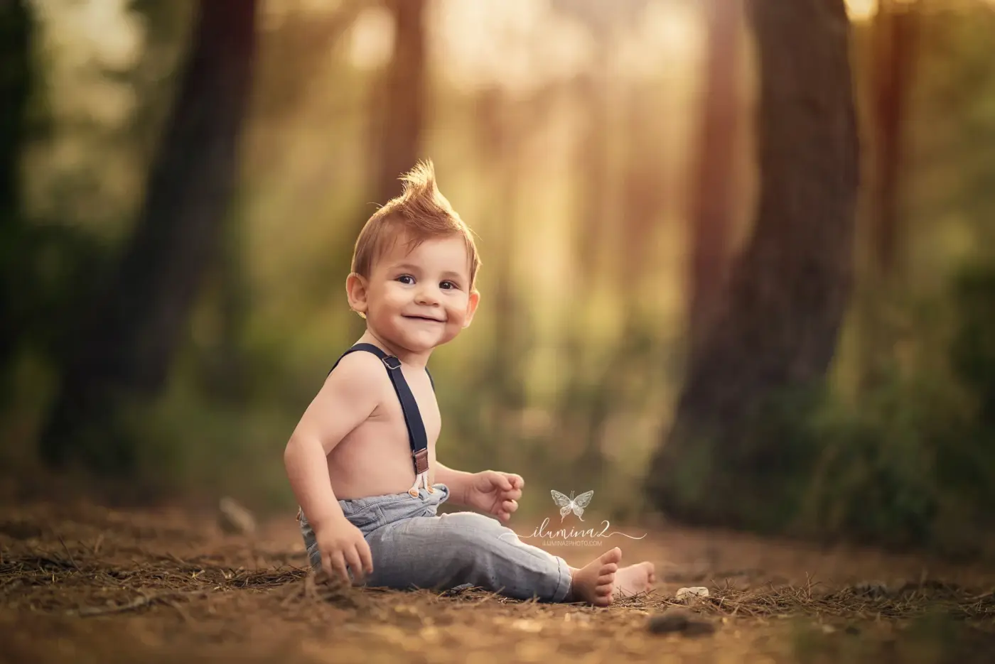 Reportaje fotográfico para niños en el bosque