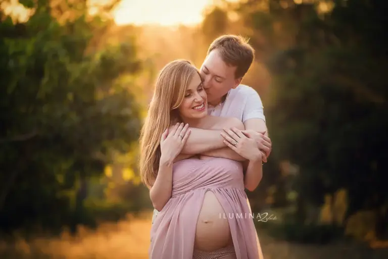 Sesión de fotos de embarazo en Castelldefels