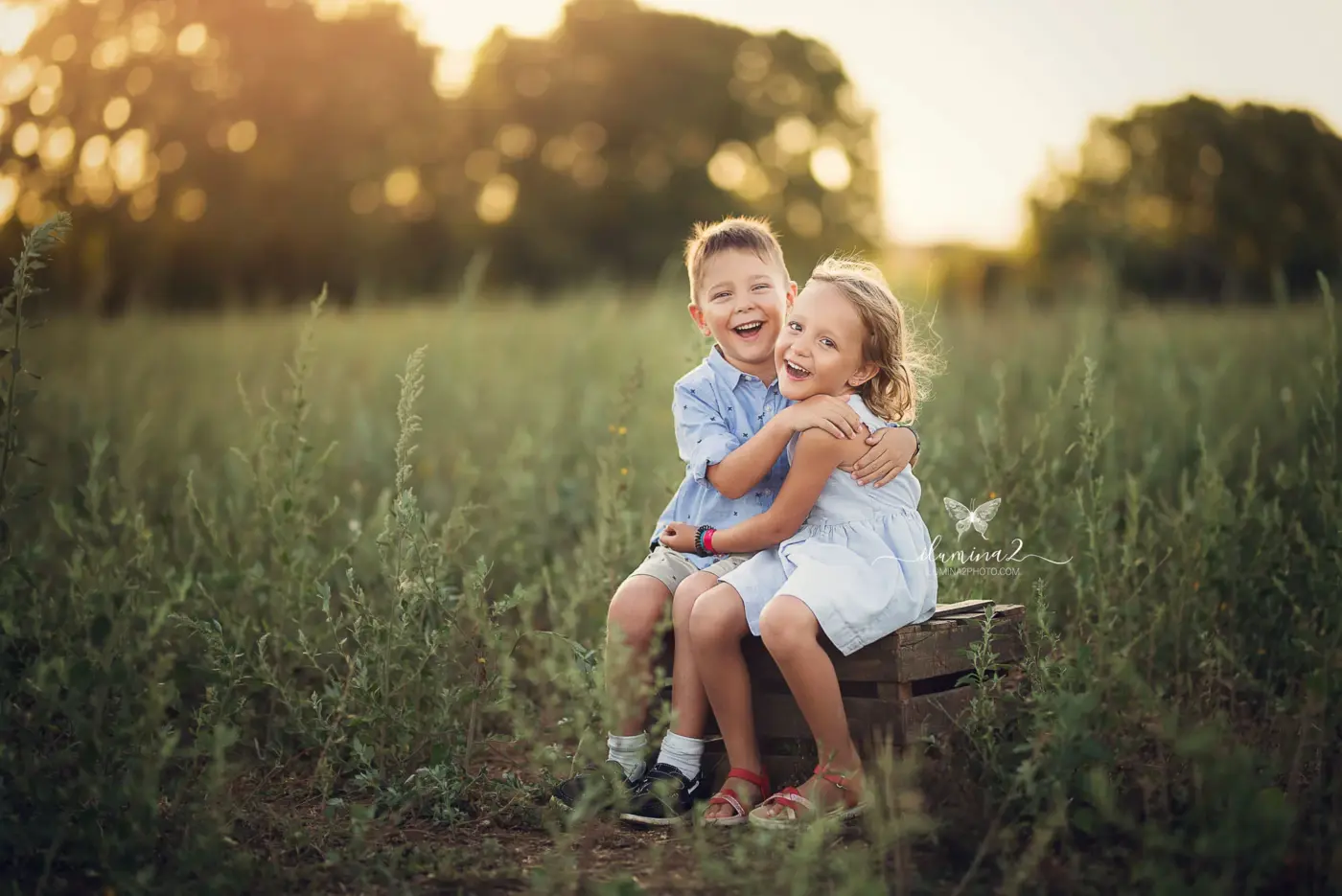 Sesiones de fotos infantiles en el campo