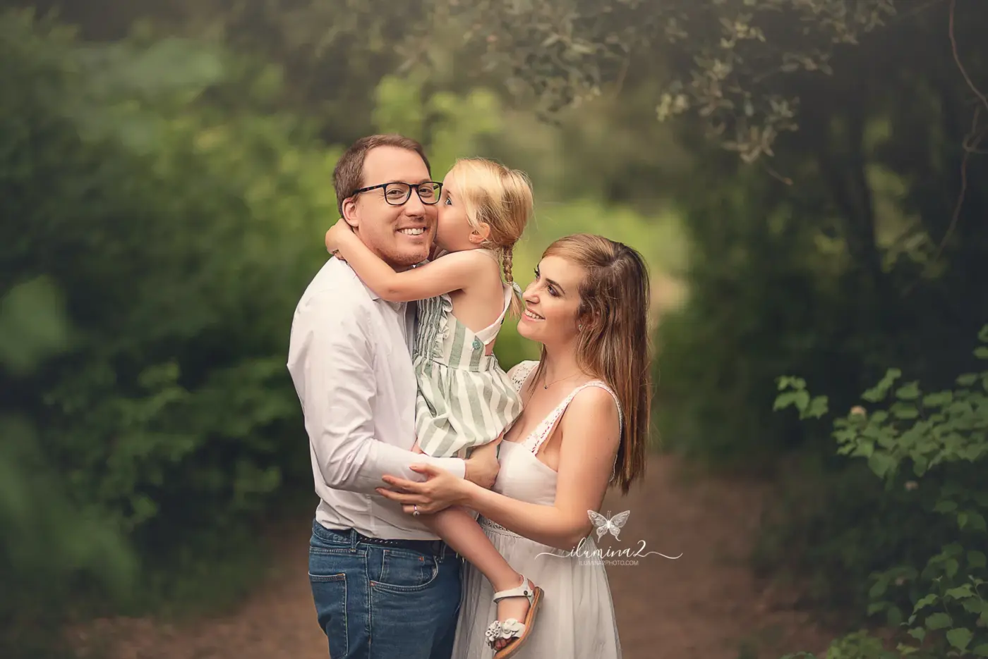 Sesiones de fotos familiares en el río