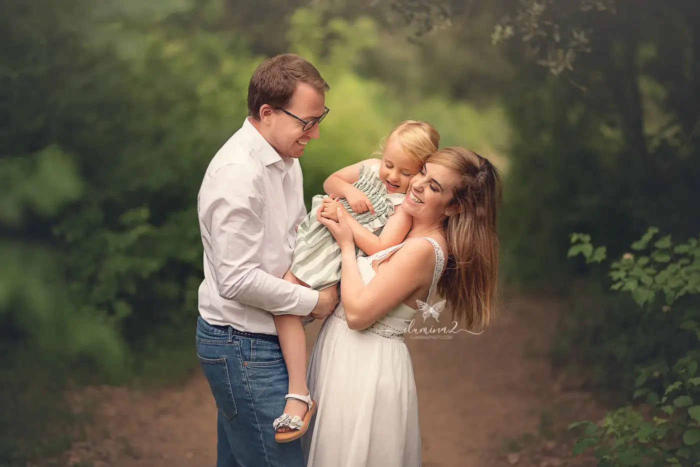 Sesiones de fotos familiares en el río