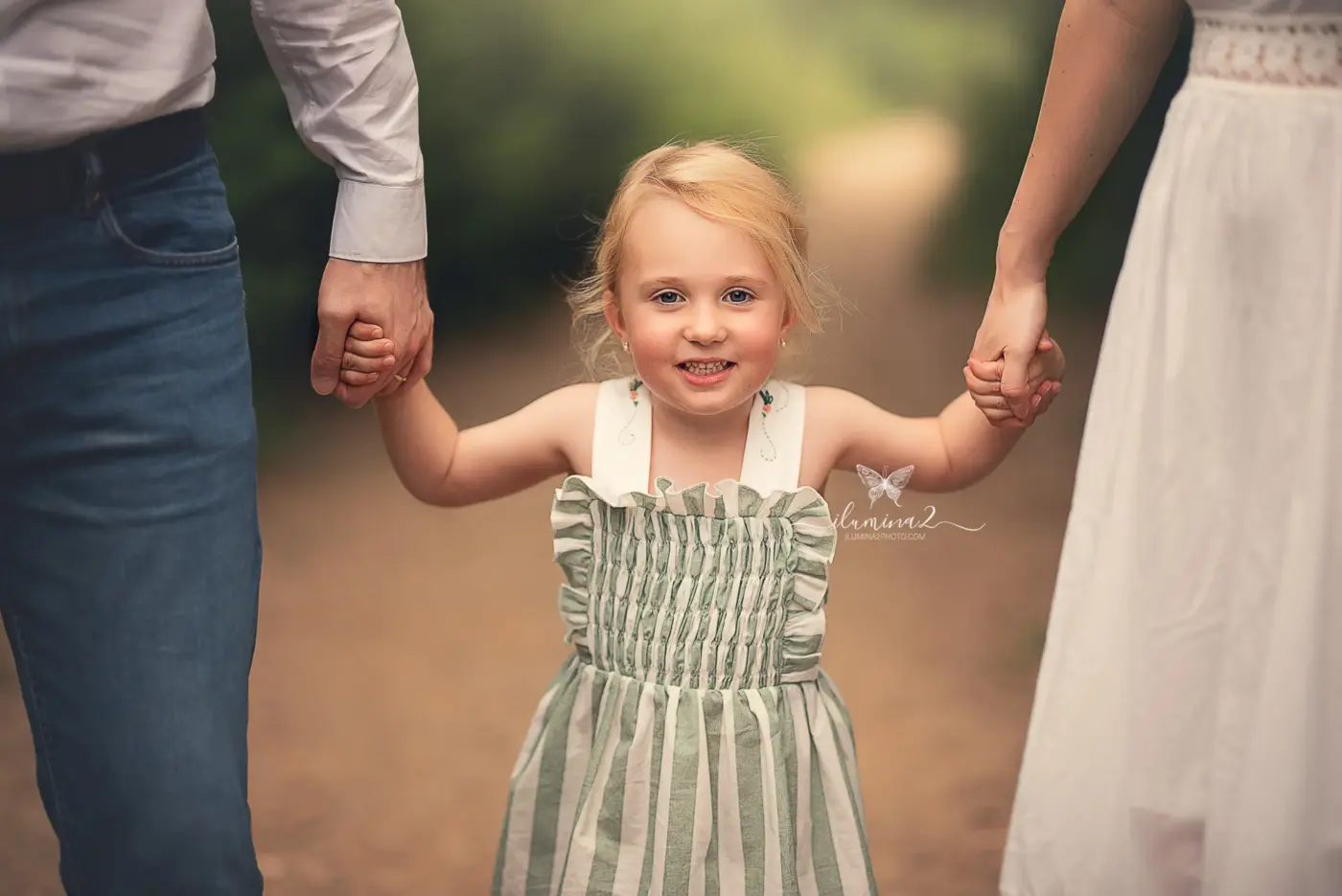 Sesiones de fotos familiares en el río