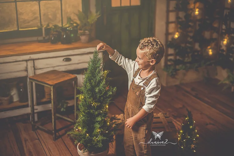 Reportaje de fotos de navidades para niños y familias