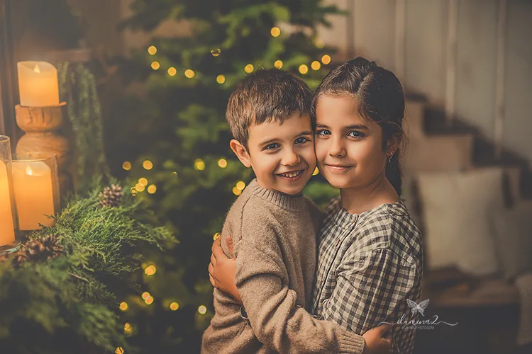 Sesiones de fotos navideñas para niños