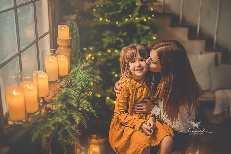 Sesiones de fotos navideñas para niños