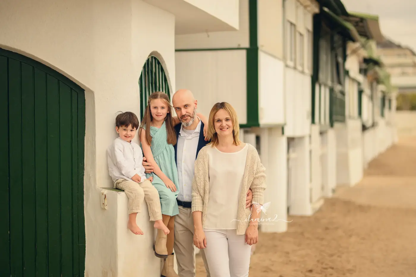 Sesiones de fotos para familias y niños en la playa
