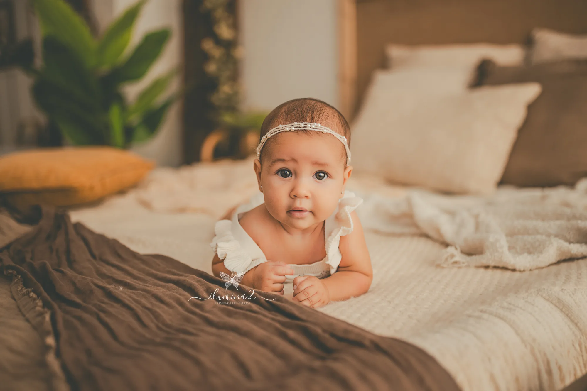 historia del primer año del bebé contada a través de fotografías