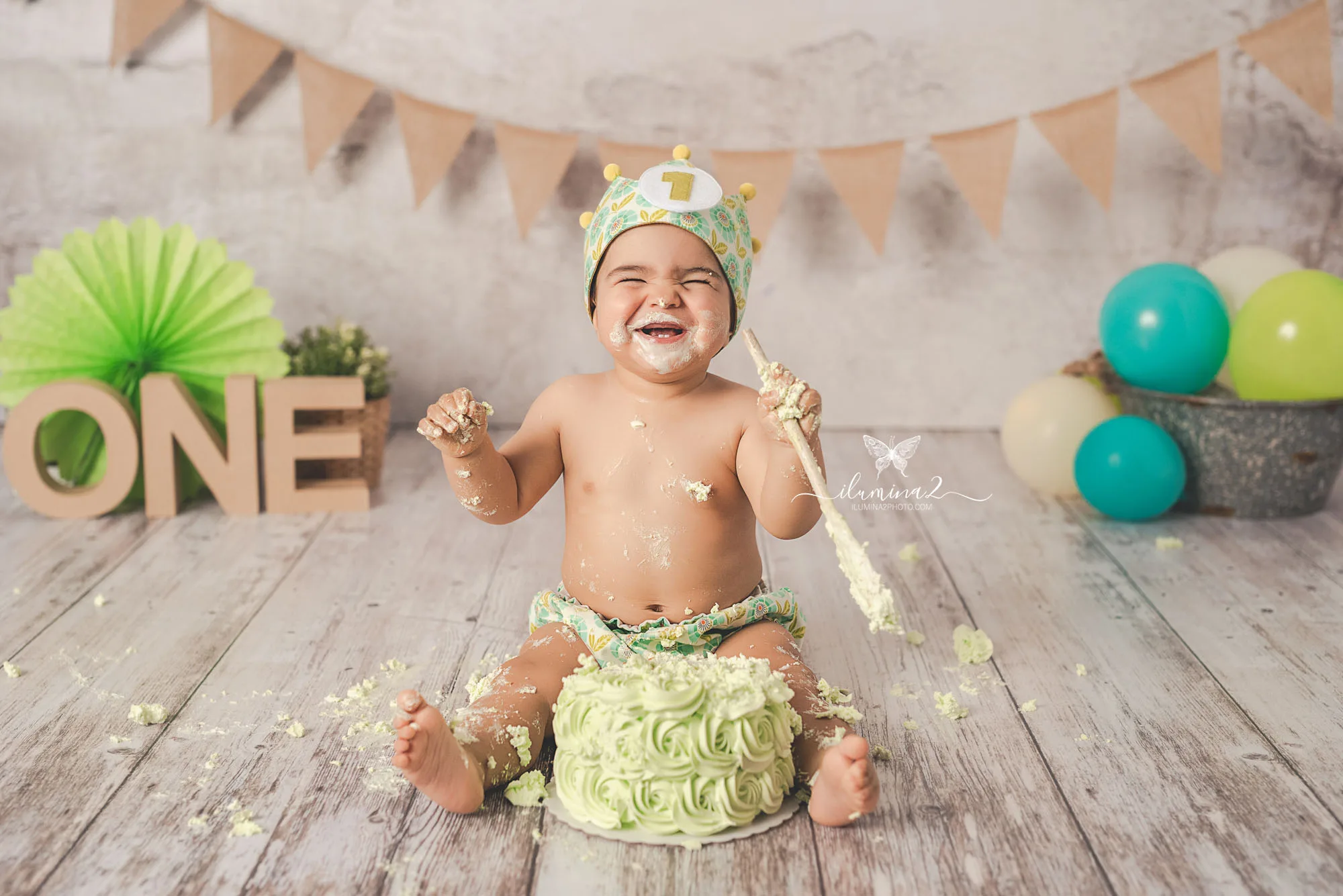 pack de fotos del bebé durante todo su primer año