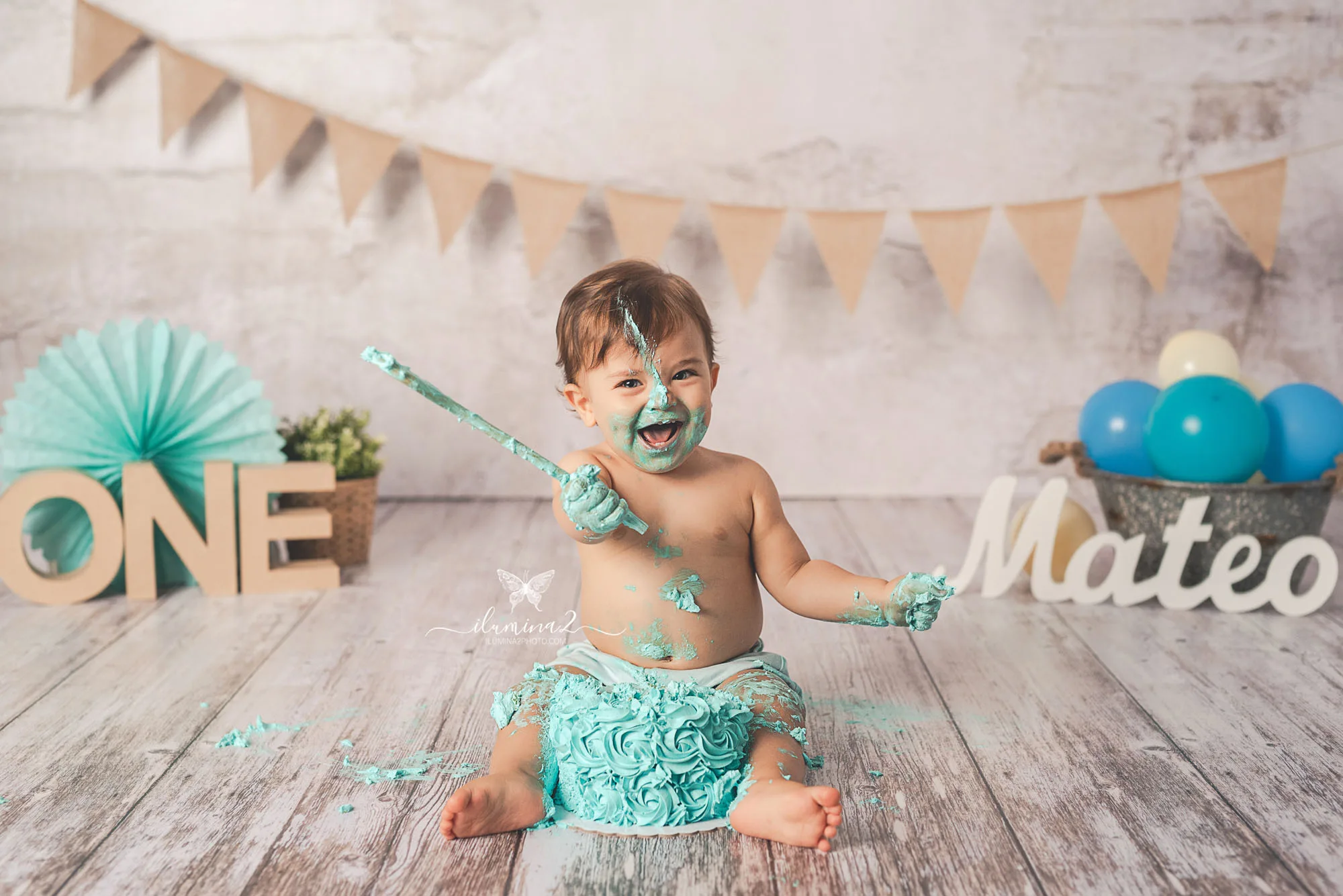 seguimiento fotográfico del bebé durante su primer año de vida