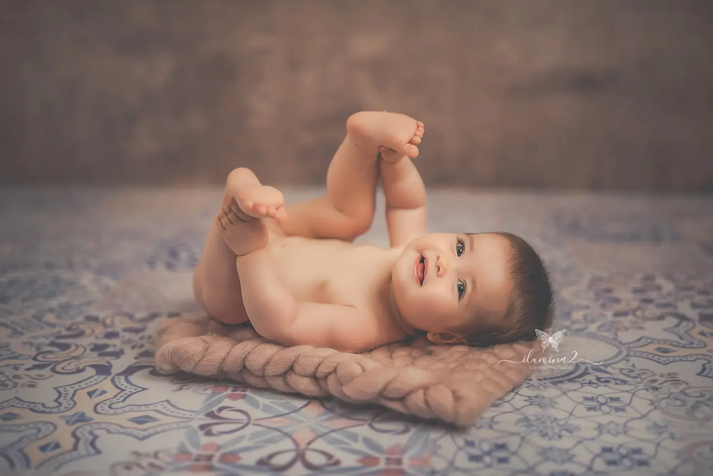 sesiones de seguimiento de bebé con estilo natural y sin posados