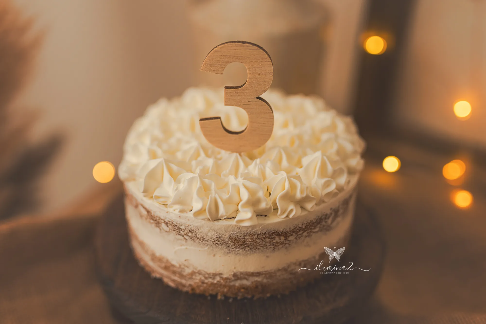 Reportaje de cumpleaños para niños con pintura y pastel